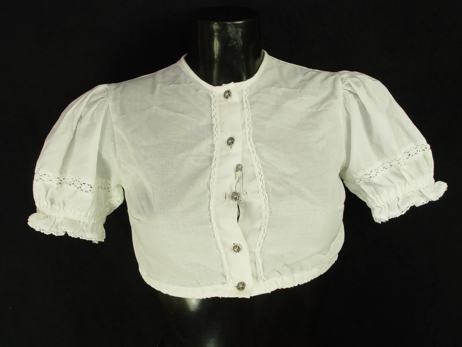 Gr.36 Dirndlbluse   Bluse für Dirndl Trachtenbluse B2288