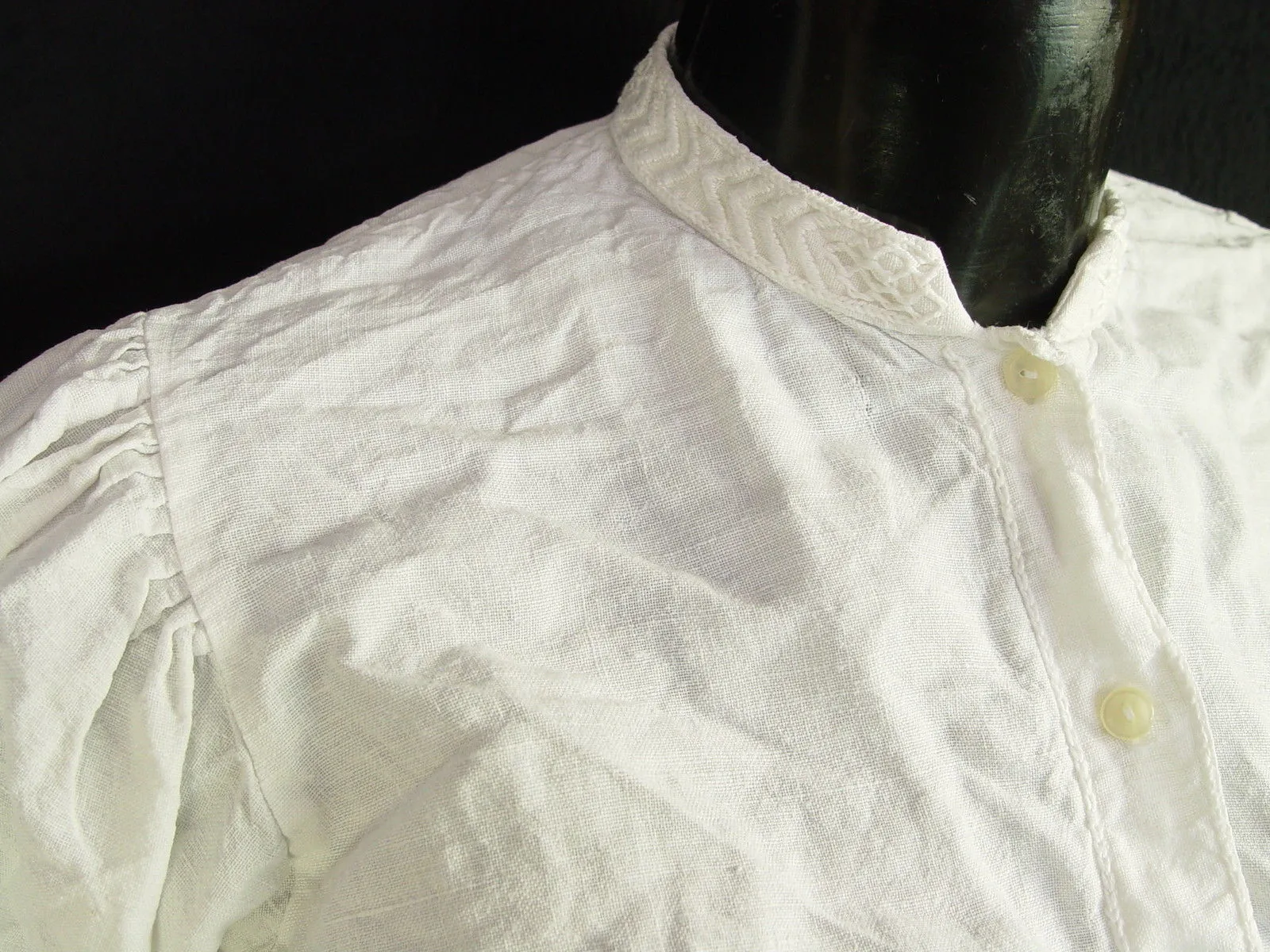 Gr.38 Dirndlbluse Bluse für Dirndl Trachtenbluse B1305